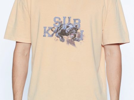 Ksubi Apex Biggie Ss Tee Flare - ORANGE Online Hot Sale