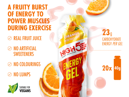 High 5 Energy Gel | Orange Online now