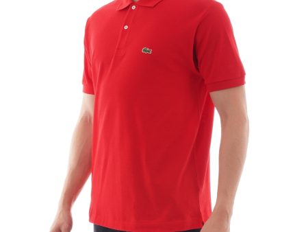 Lacoste Classic Pique Polo Shirt - Red For Sale