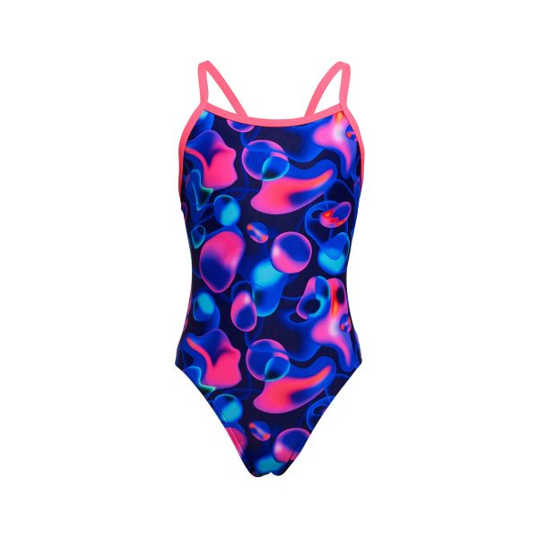 Girl s Single Strap One Piece | Liquid Lights For Sale