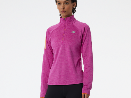 NB Heat Half Zip Top | Magenta For Sale