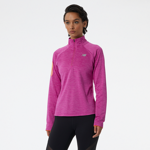 NB Heat Half Zip Top | Magenta For Sale