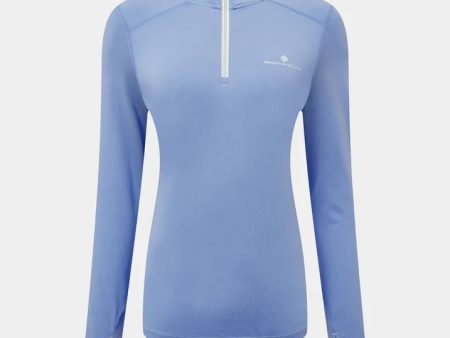 Life Practice 1 2 Zip Top | Lake Blue Vanilla | Womens Sale