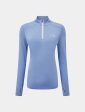 Life Practice 1 2 Zip Top | Lake Blue Vanilla | Womens Sale