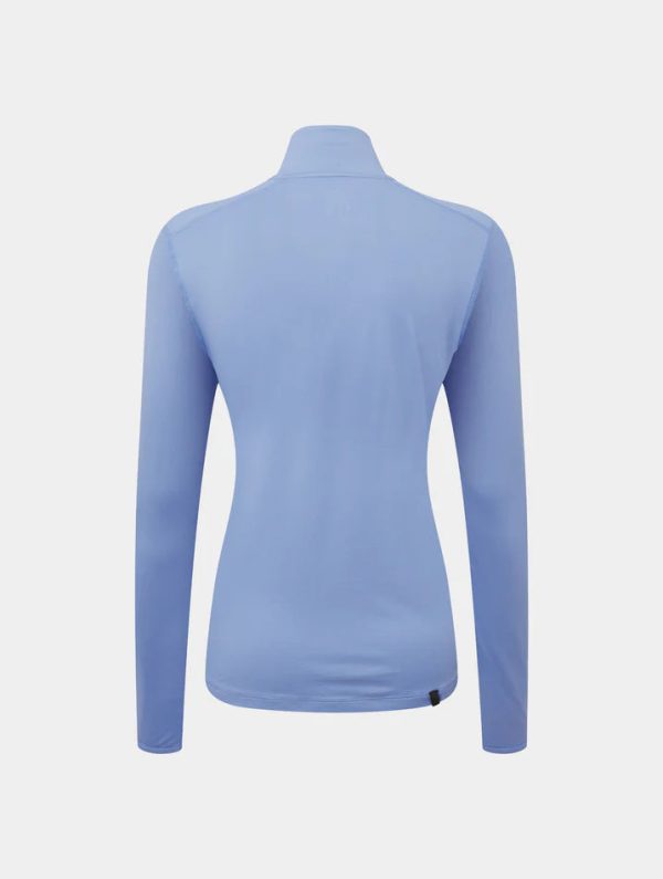 Life Practice 1 2 Zip Top | Lake Blue Vanilla | Womens Sale