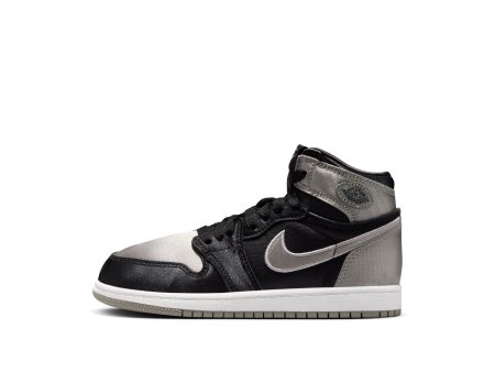 Air Jordan 1 Retro High Og (PS) - BLACK MEDIUM GREY-WHITE Online now