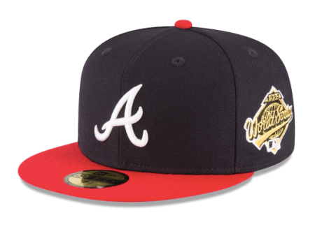 ATLANTA BRAVES 1995 WORLD SERIES WOOL 59FIFTY FITTED on Sale