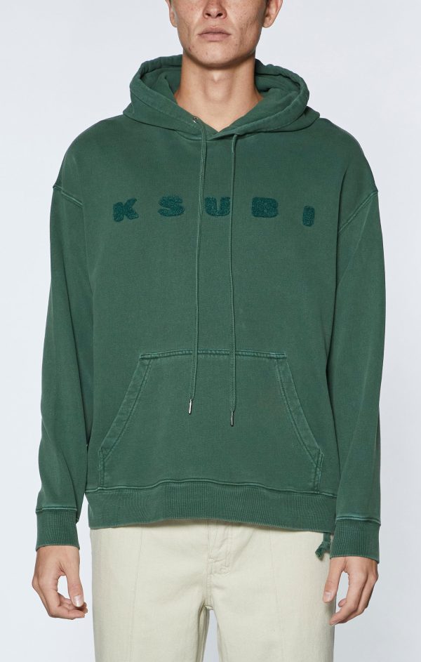 Ksubi Blocked Biggie Hoodie - GREEN Online Hot Sale