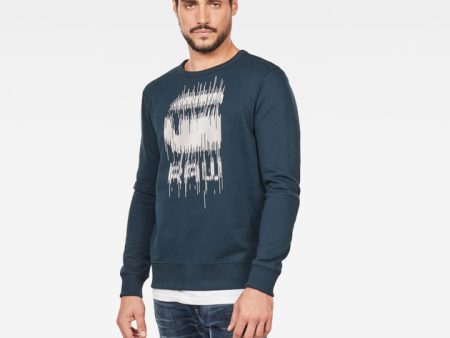 G-Star Raw Crew Neck - Legion Blue Online