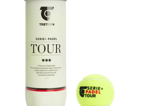 Tretorn Serie+ Padel Tour Ball | Tube of 3 For Discount