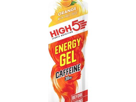 High 5 Energy Gel | Caffeine Orange Supply