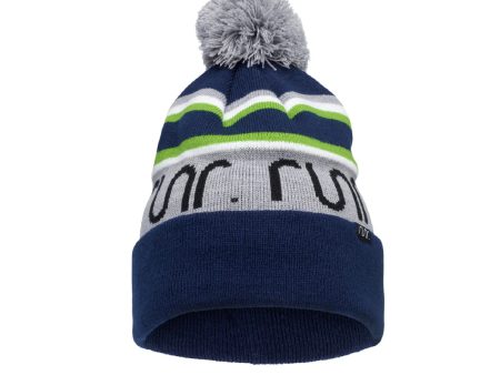 Runr Nordic Bobble Hat | Navy Hot on Sale