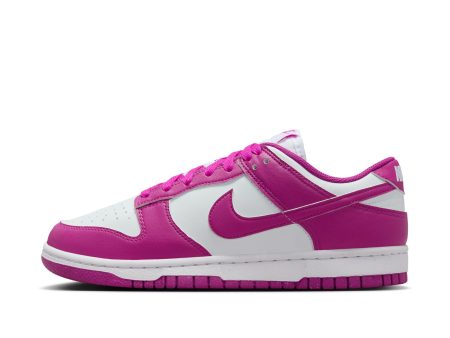 Women s  Nike Dunk Low Next Nature- WHITE HOT FUCHSIA Online now