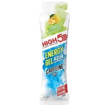 High 5 Energy Gel Aqua | Caffeine | Citrus For Cheap