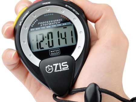 TIS Pro 025 Water Resistant Stopwatch Hot on Sale