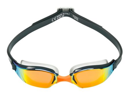 Phelps Xceed Competition Goggle | Titanium Mirrored Lens Hot on Sale