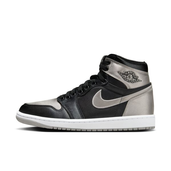 Women s Air Jordan 1 Retro - BLACK MEDIUM GREY-WHITE on Sale