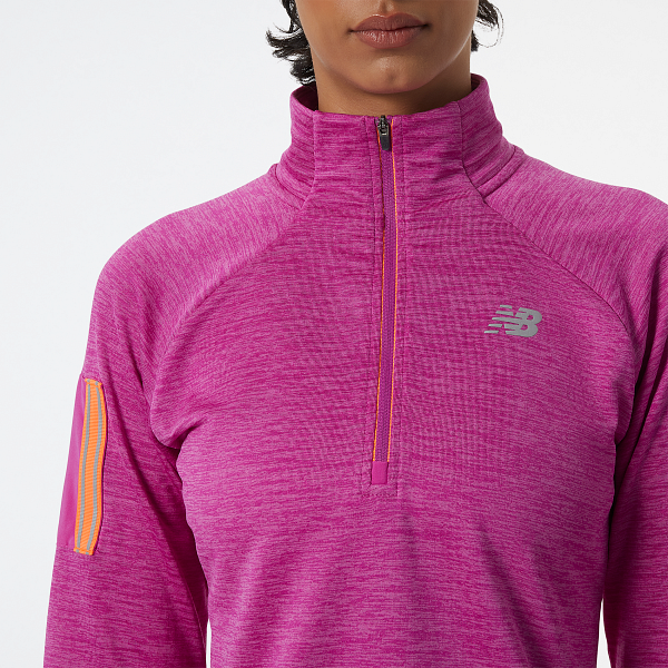 NB Heat Half Zip Top | Magenta For Sale