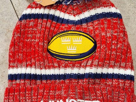 Munster Rugby Fleece Lined Bobble Hat on Sale