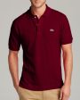 Lacoste Classic Pique Polo Shirt - Burgundy Cheap