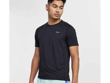 Saucony Stopwatch S S Tee | Black Online Hot Sale