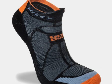 Marathon Fresh Socklet | Black Orange | Men Online Sale