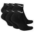 Men s Nike Socks Low Mid Cut- BLACK on Sale