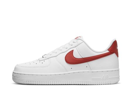 Women s Nike Air Force 1  07 - WHITE RUGGED ORANGE Supply