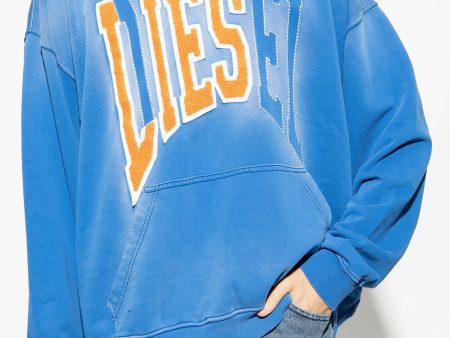 Diesel Boxt-hood Hoodie - BLUE Cheap