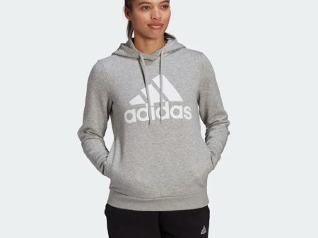 Women s Adidas Loungewear Essentials Hoodie - MEDIUM GREY HEATHER Online Sale