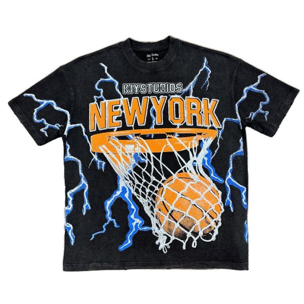 Kiy Studios  Full Court  Tee - BLACK Hot on Sale