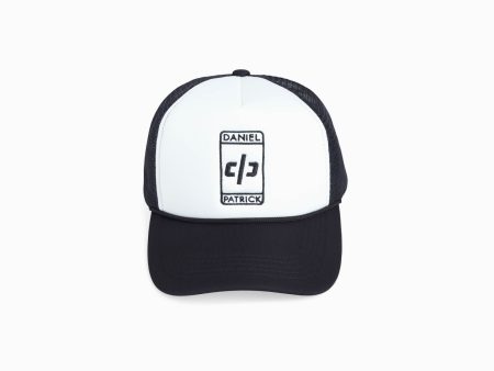 beverly hills trucker cap   white + black Fashion