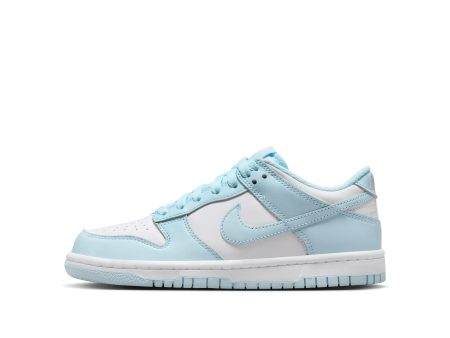 Big Kid s Nike Dunk Low - WHITE GLACIER BLUE Sale