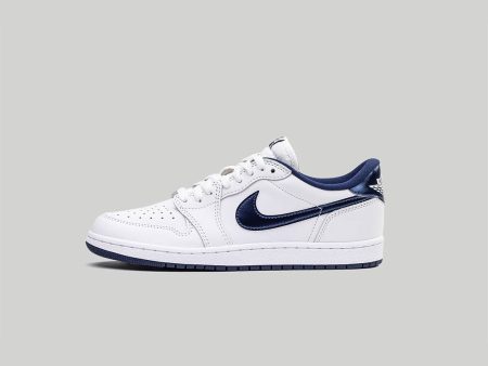 Men s Air Jordan 1 Low 85- WHITE NAVY-WHITE For Sale