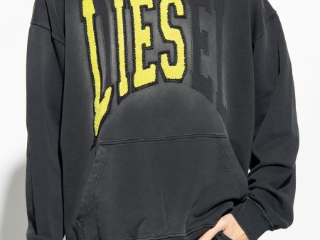 Diesel Boxt-hood Hoodie - BLACK Online Sale