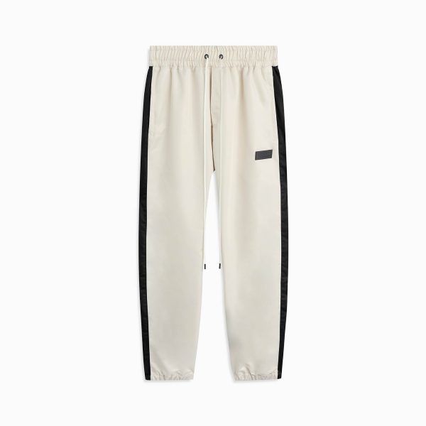 parachute track pant 1.5   ivory + black For Sale