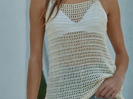 Aimee Crochet Beaded Top Online