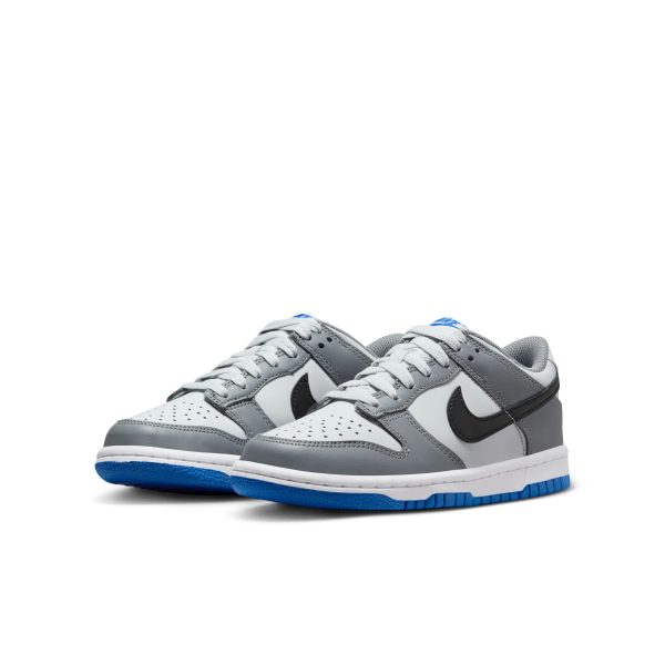 Big Kids Nike Dunk Low - COOL GREY BLACK-PURE PLATINUM Fashion