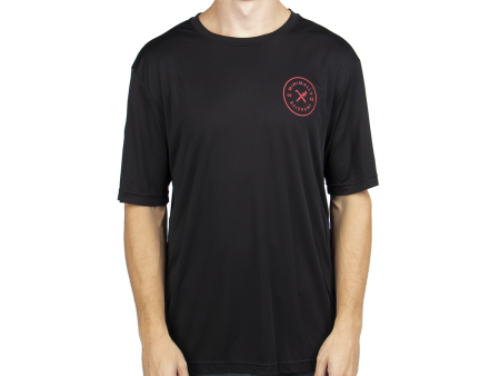 Competitor Tee - Red Logo Online Hot Sale