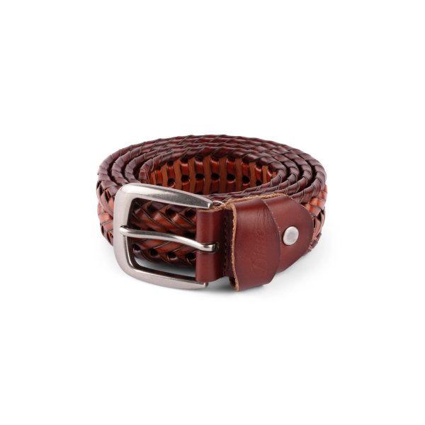 Braided Leather Belt Cheap