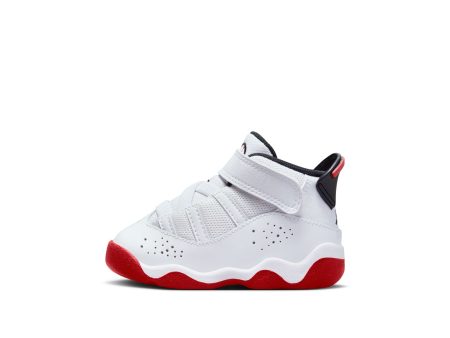 Jordan 6 Rings (TD) - WHITE UNIVERSITY-RED Hot on Sale