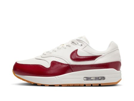 Women s Nike Air Max 1- SAIL TEAM RED-SAIL-GUM LIGHT BROWN Online Hot Sale