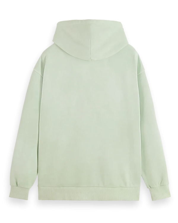 Scotch & Soda Plant-dyed Unisex Hoodie - MINT Sale