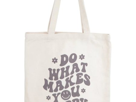 Do What Makes You Happy Tote Cheap