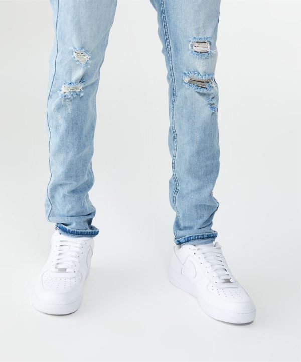 Ksubi Chitch Philly Blue Jeans - PHILLY BLUE For Sale