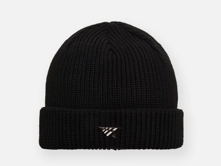 Paper Planes Wharfman Beanie - BLACK Fashion