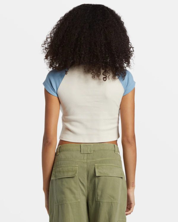 Blissed Cropped Raglan Tee Hot on Sale