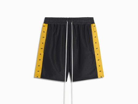 DP all-star mesh gym short   black + yellow Online