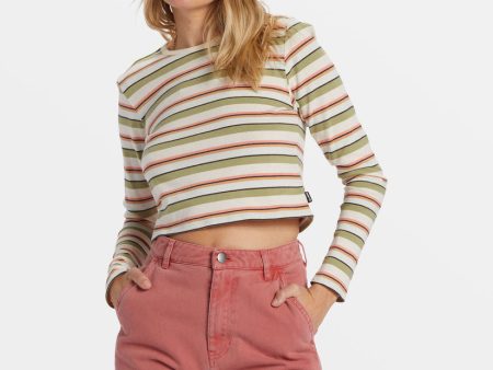 Tommy Stripe Long Sleeve Top Fashion