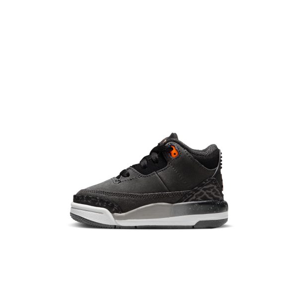 Toddler Air Jordan 3 Retro-NIGHT STADIUM TOTAL ORANGE-BLACK Cheap